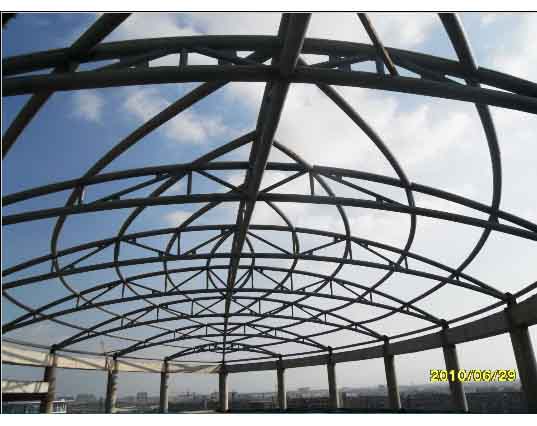 开原中煤朔州宾馆管桁架工程